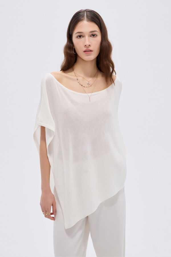 PONCHO FRIAL 70809 MARFIL  / OFF WHITE image number null