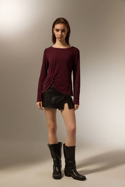 REMERA GADER CEREZA OSCURO image number null