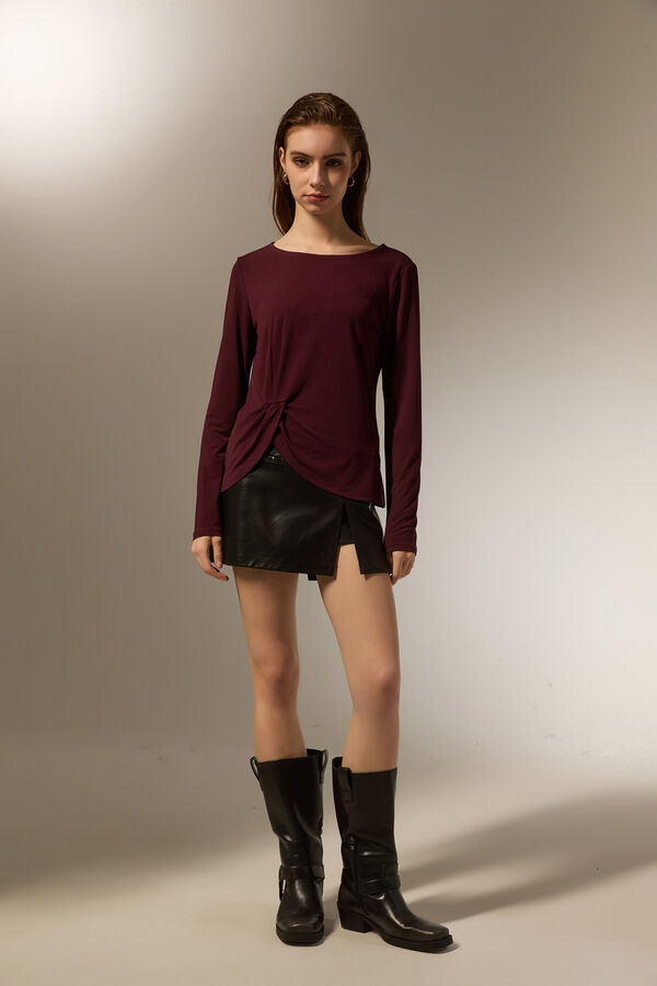 REMERA GADER CEREZA OSCURO image number null