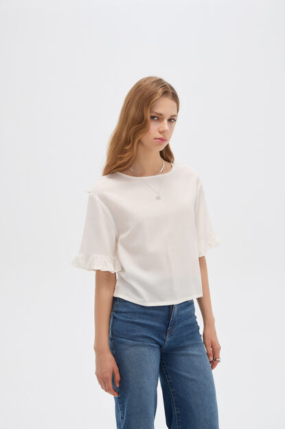 BLUSA CENOBIA 70809 MARFIL  / OFF WHITE image number null