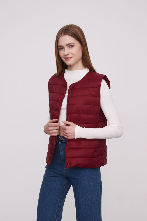 CHALECO BUJIN BORDEAUX image number null