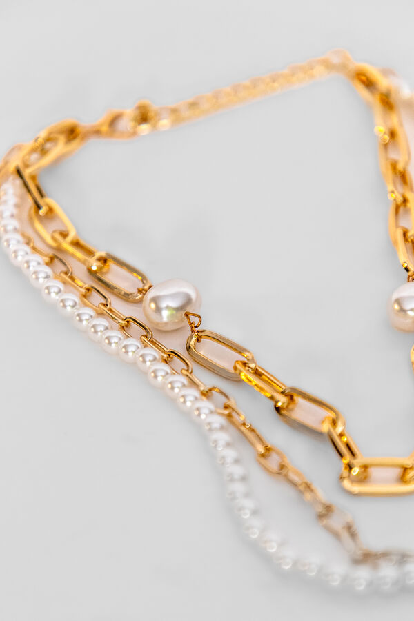 Collar Perlas & Eslabones GUSTO 1 image number null