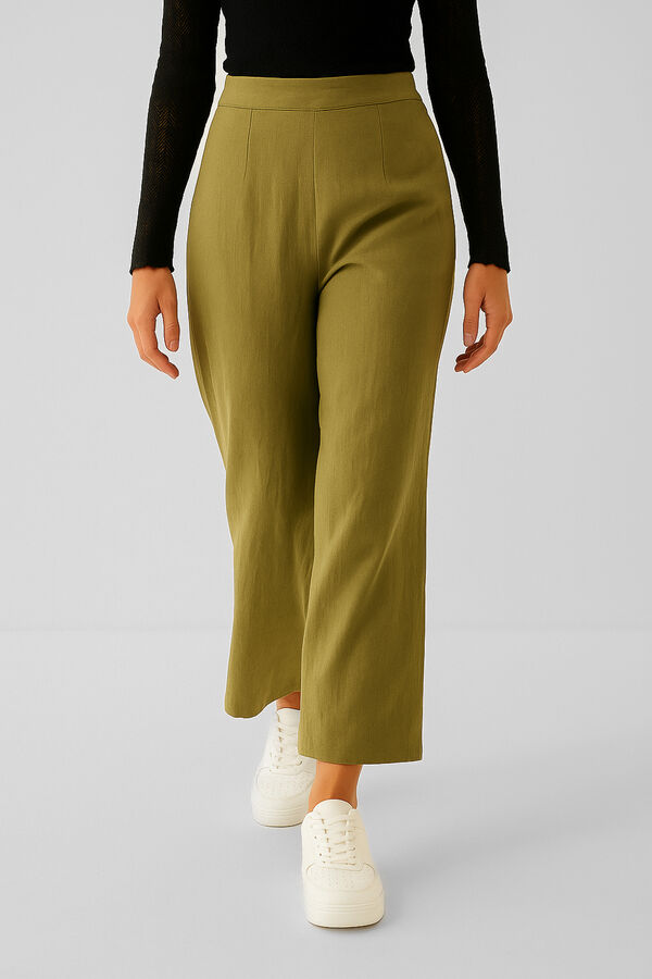 PANTALON TAMIRA VERDE OLIVA image number null