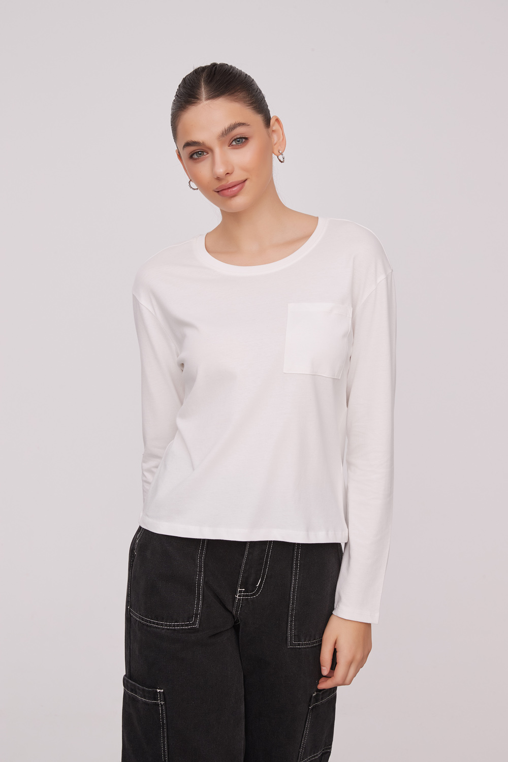REMERA DUPLA MARFIL  / OFF WHITE