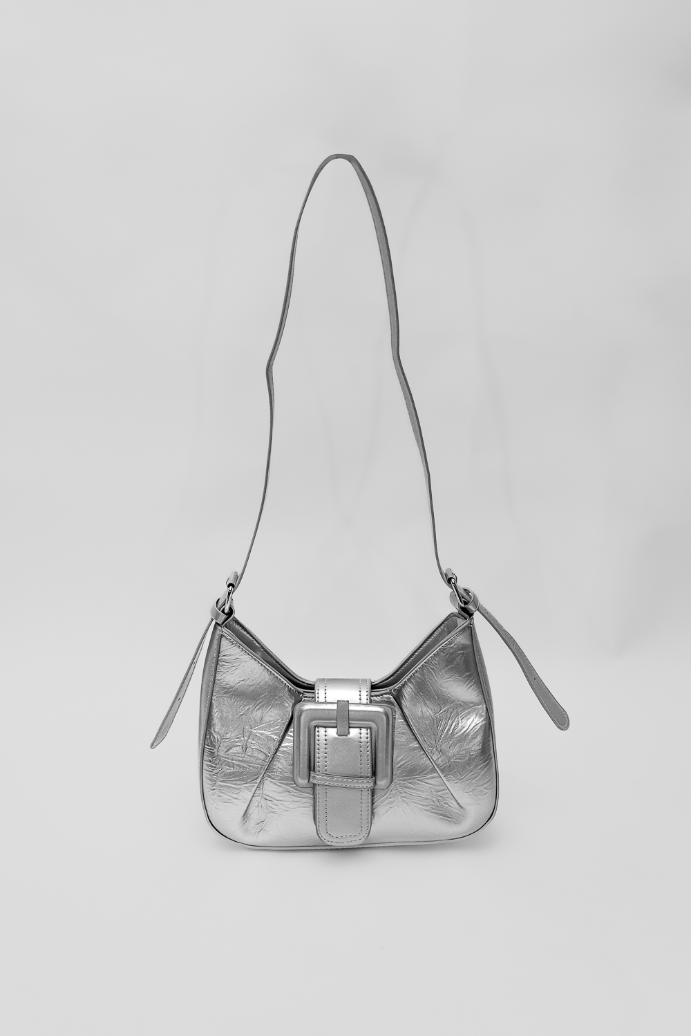 Cartera Hebilla PLATEADO