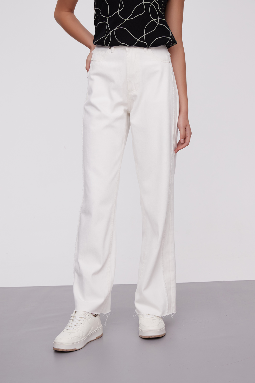 PANTALON HALYAN MARFIL  / OFF WHITE