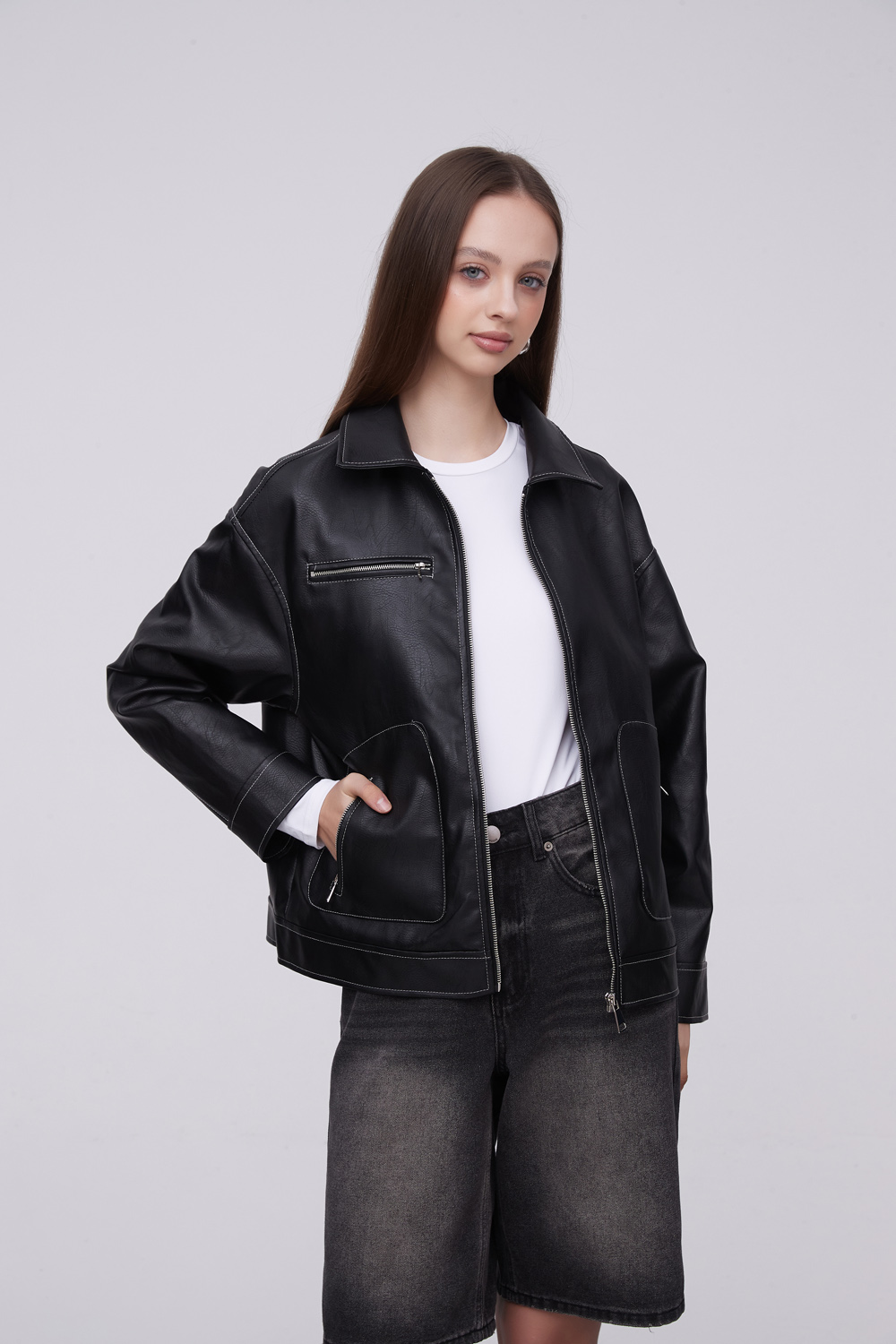 CHAQUETA POROM NEGRO