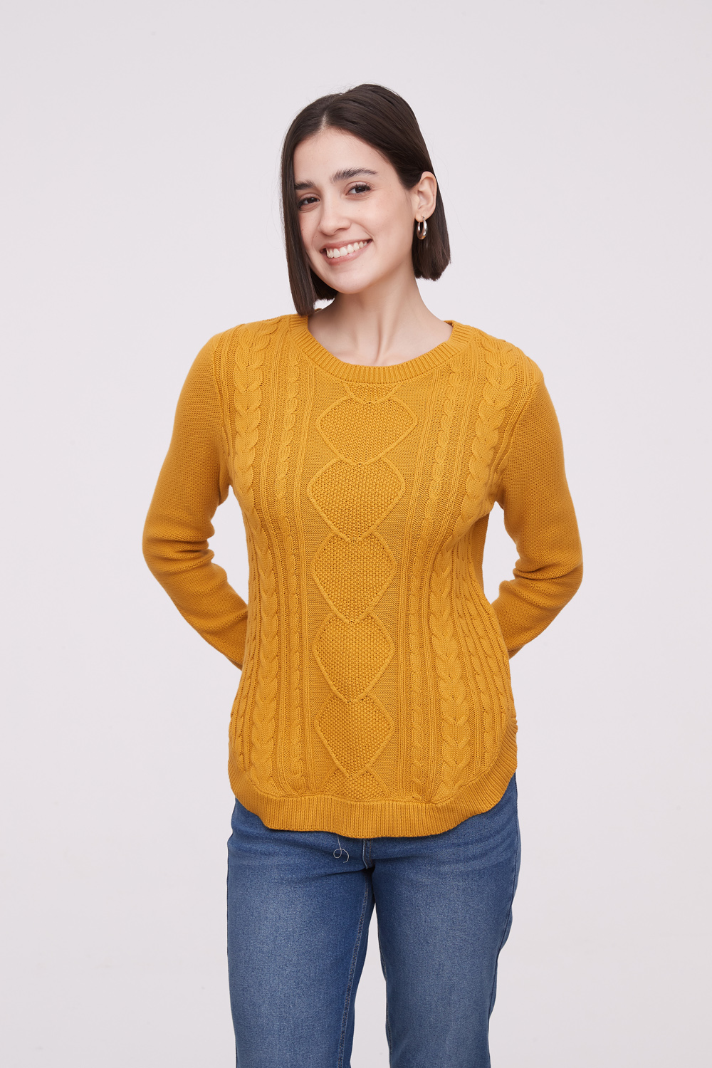 SWEATER ASPASIA MOSTAZA