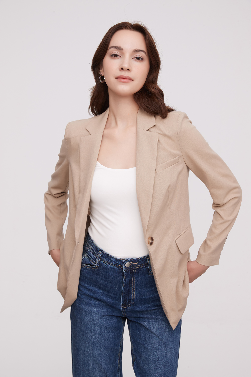 BLAZER LANI BEIGE OSCURO