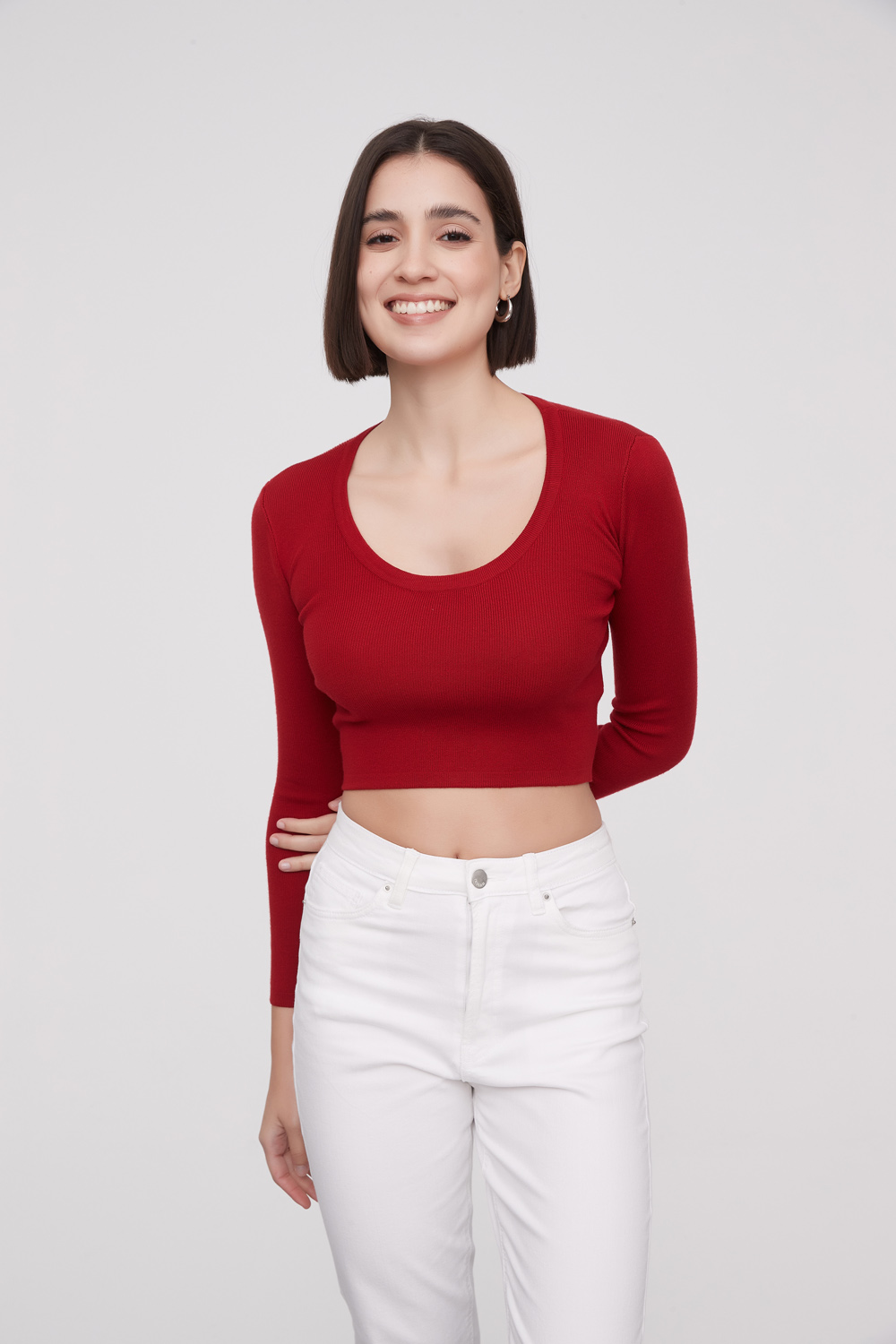 SWEATER DISPA ROJO OSCURO