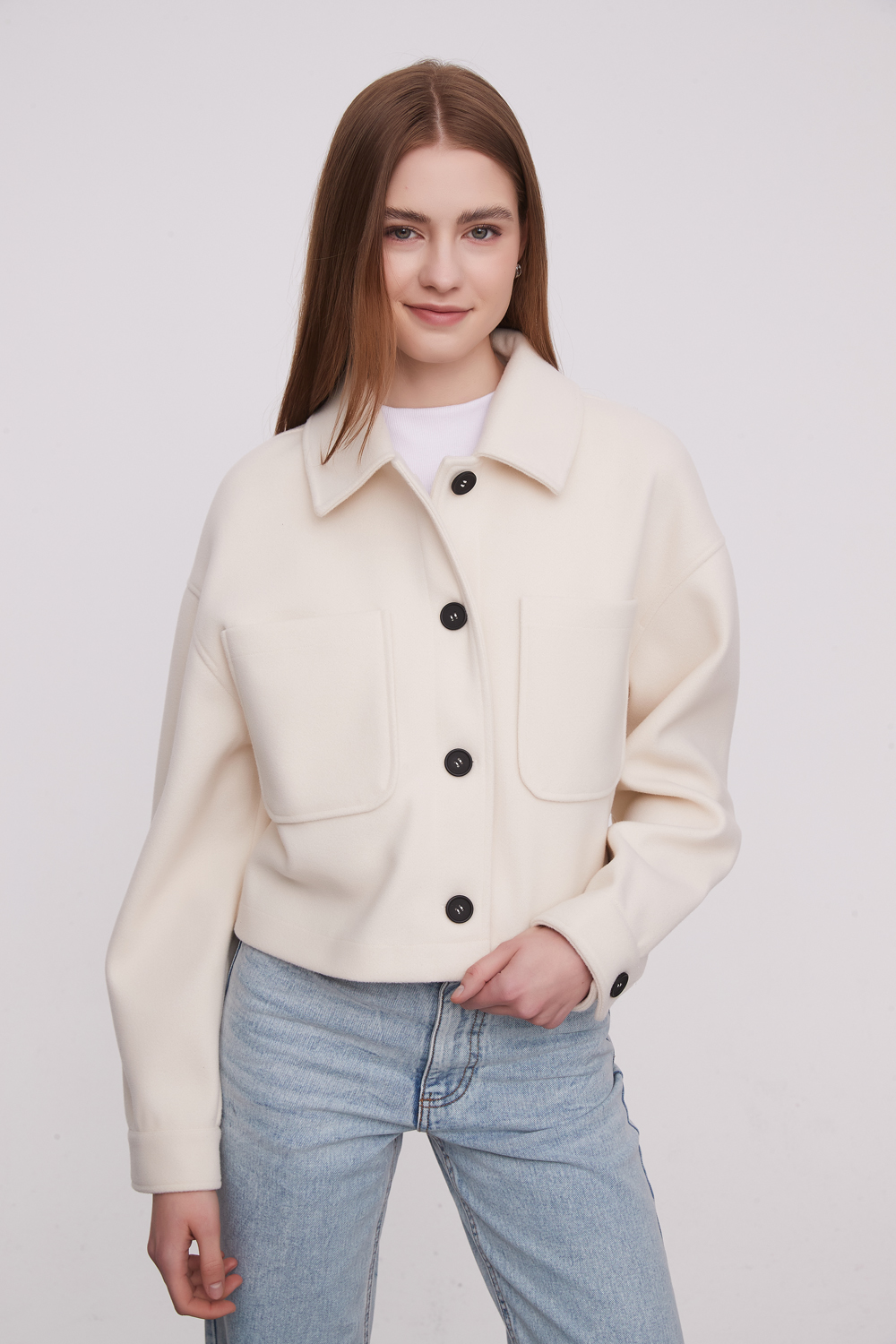 SOBRECAMISA CHRISTAL CRUDO / NATURAL