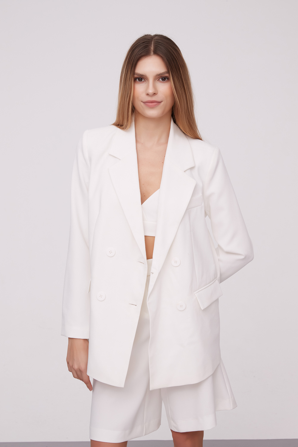 BLAZER BONGCHA MARFIL  / OFF WHITE