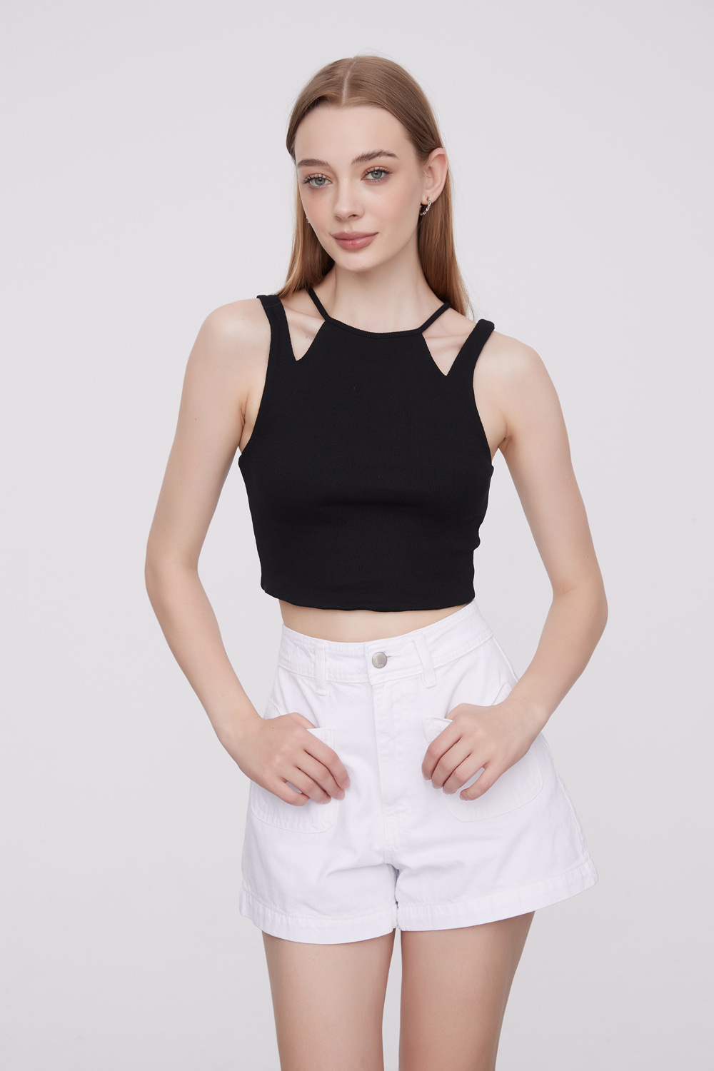TOPS ALMERINDA NEGRO