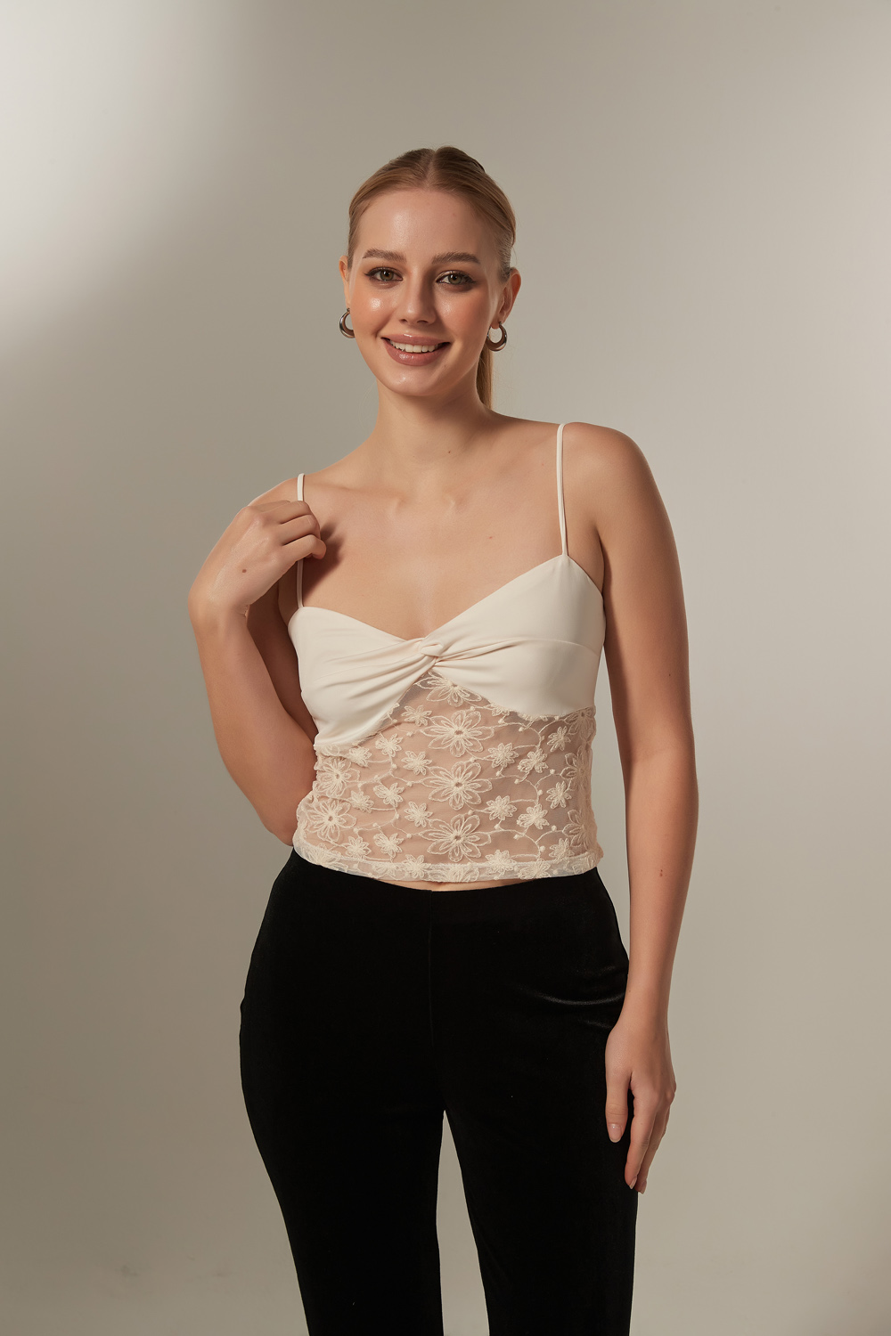 TOPS ATIAN MARFIL  / OFF WHITE